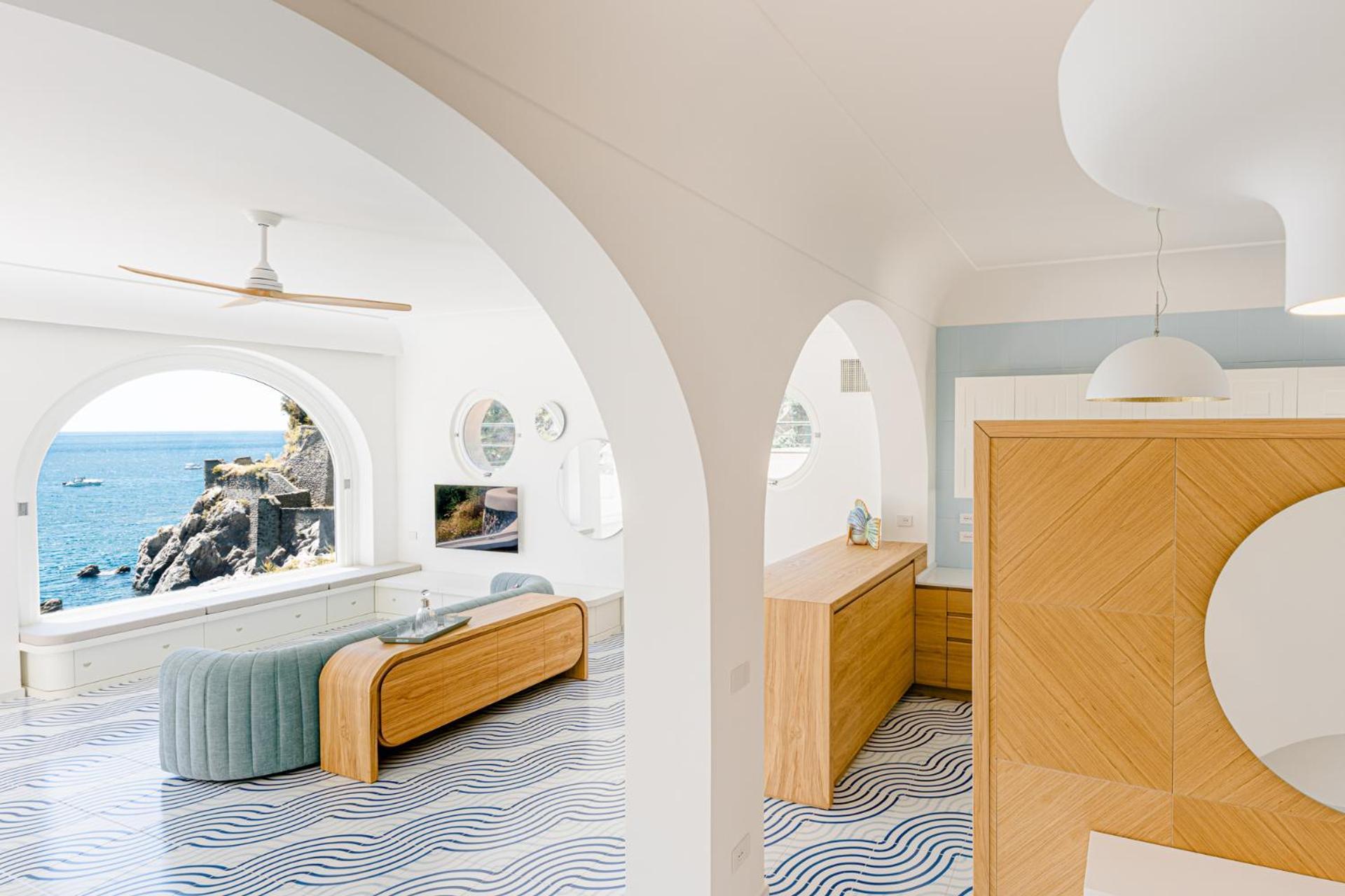 Acquachiara Seaside Luxury Villa In Amalfi Coast Maiori Exteriör bild